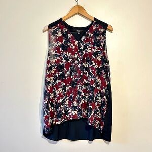 Simply Vera Vera Wang Sleeveless Blouse, Sz XL